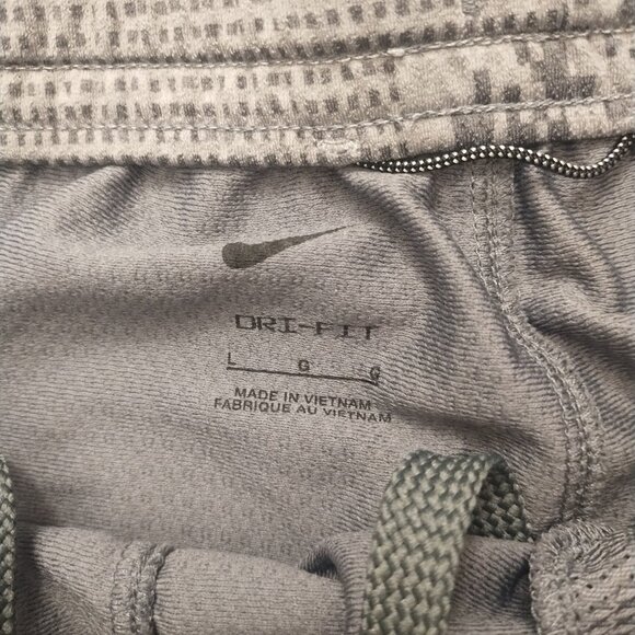 Nike Elite Stripe Short Basketball Dazzle Shorts Dri Fit Gray Large Boys - Picture 3 of 3